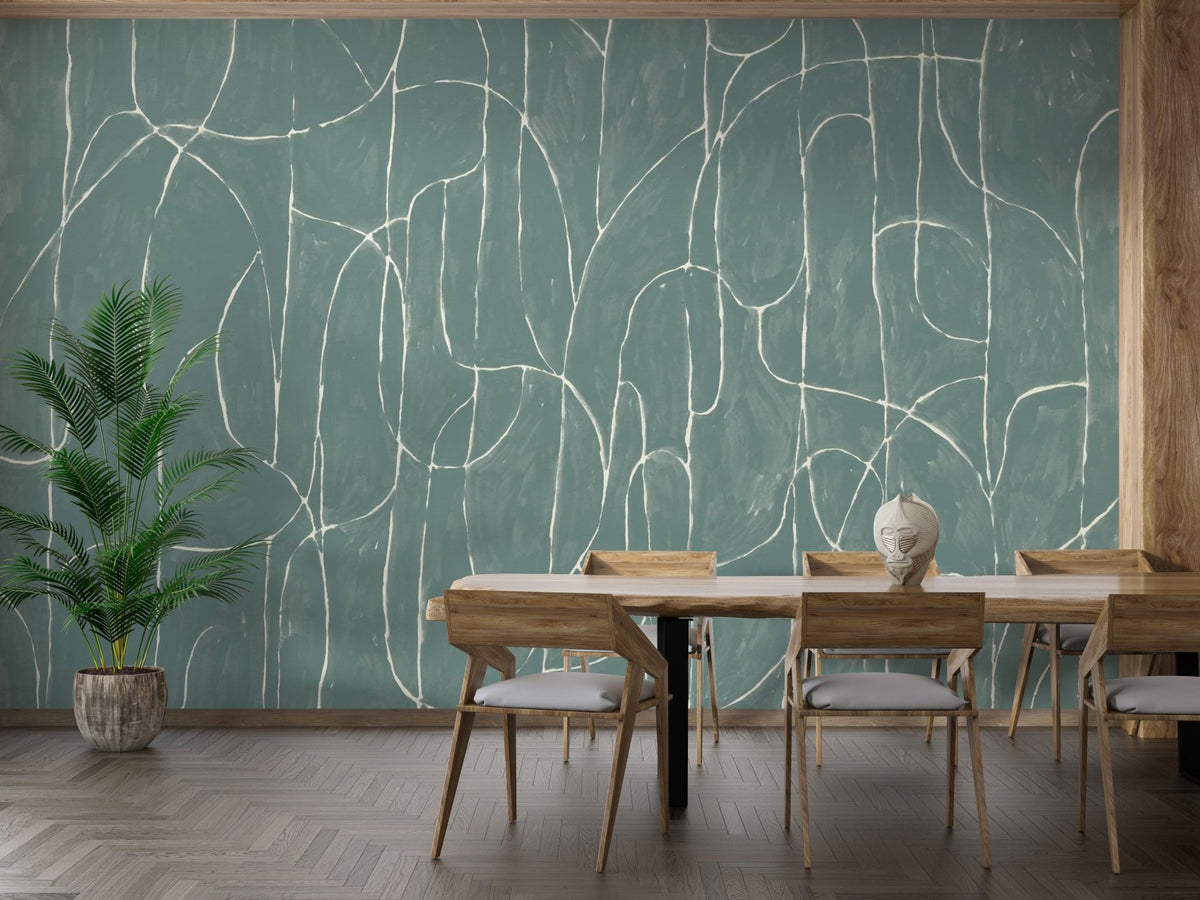 Boulder Beach Jade Blue Wallpaper C507