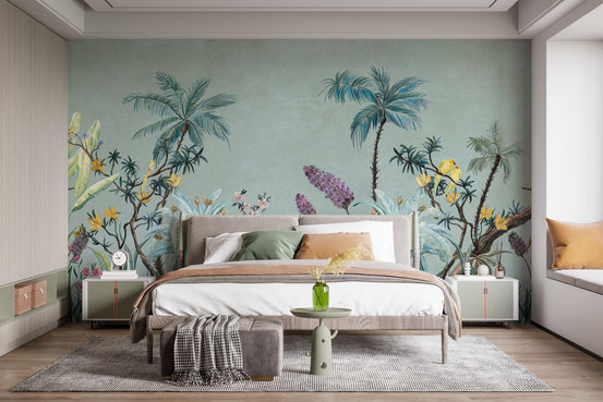 Colorful Flowers Design Wallpaper A481
