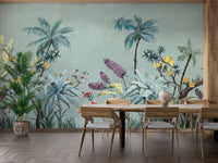 Designer Colorful Flowers design Wallpaper Murals - Giffywalls