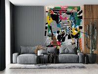BR SOCCER Wall Mural abstract art 