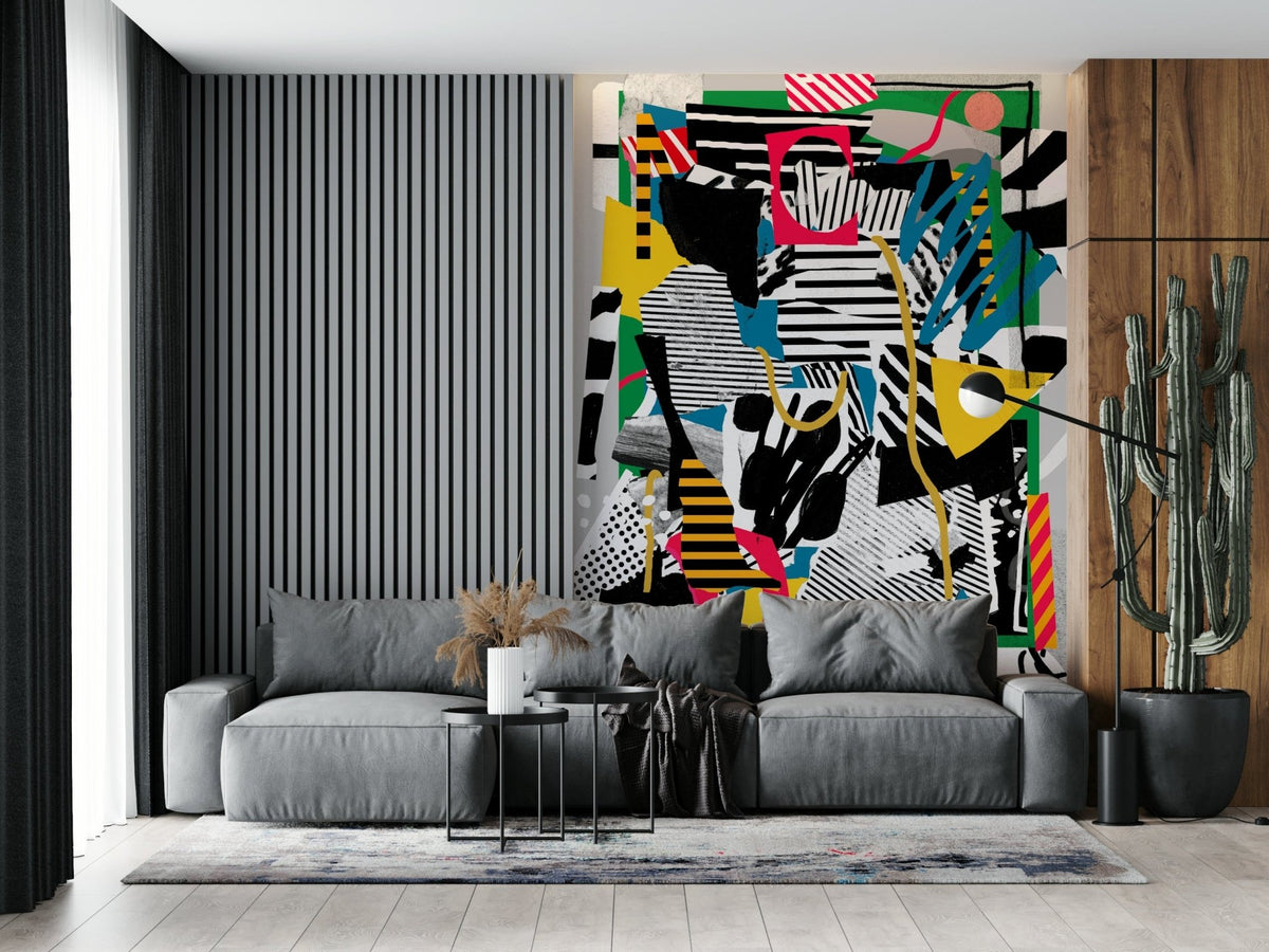 BR SOCCER Wall Mural abstract art, GD5415