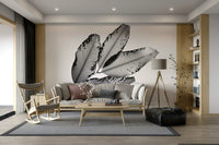 Branches and Leaves, 2016, 1 Wall Mural with monochrome foliage study GD4891
