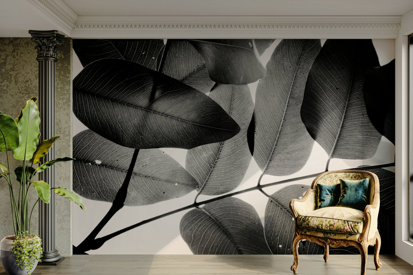 Branches and Leaves, 2016, 3 Wall Mural