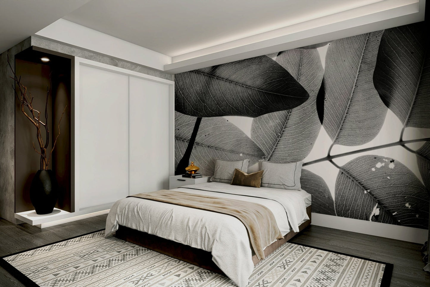 Branches and Leaves, 2016, 3 Wall Mural