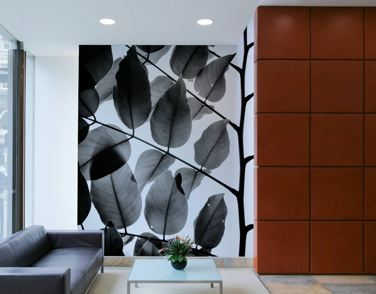 Branches and Leaves II Wall Mural