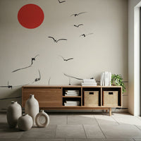 Freedom concept wallpaper mural for a guest room décor project.