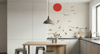Liberation theme wallpaper mural for an office feature wall space.