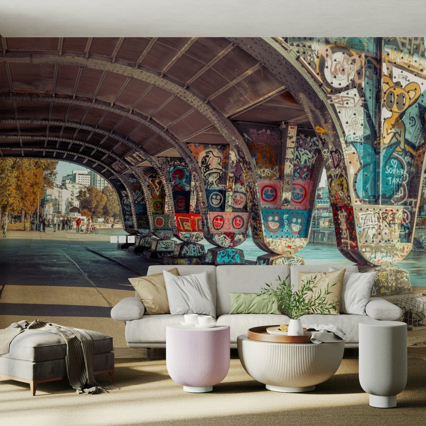 Stunning bridge with brilliant colors. GD3114


