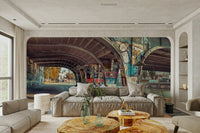 Bridge as conduit for spectrum of hues. GD3114


