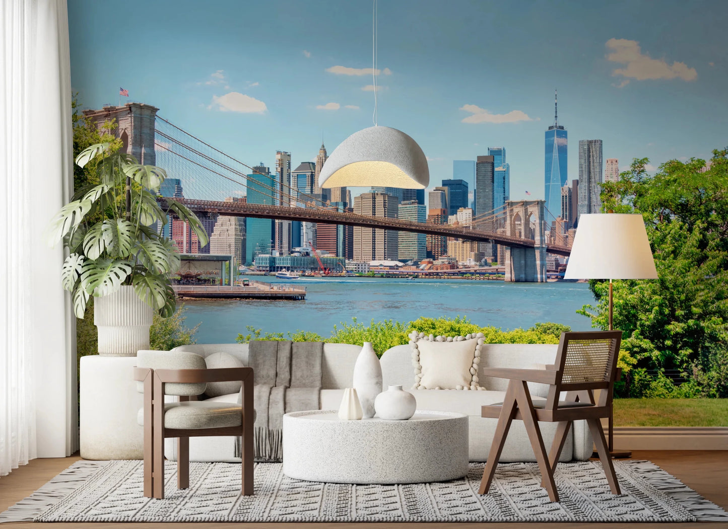 Bridge to Manhattan Wall Mural