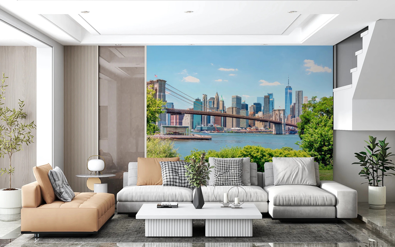 Bridge to Manhattan Wall Mural