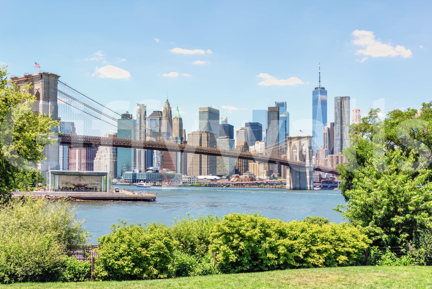 Bridge to Manhattan Wall Mural