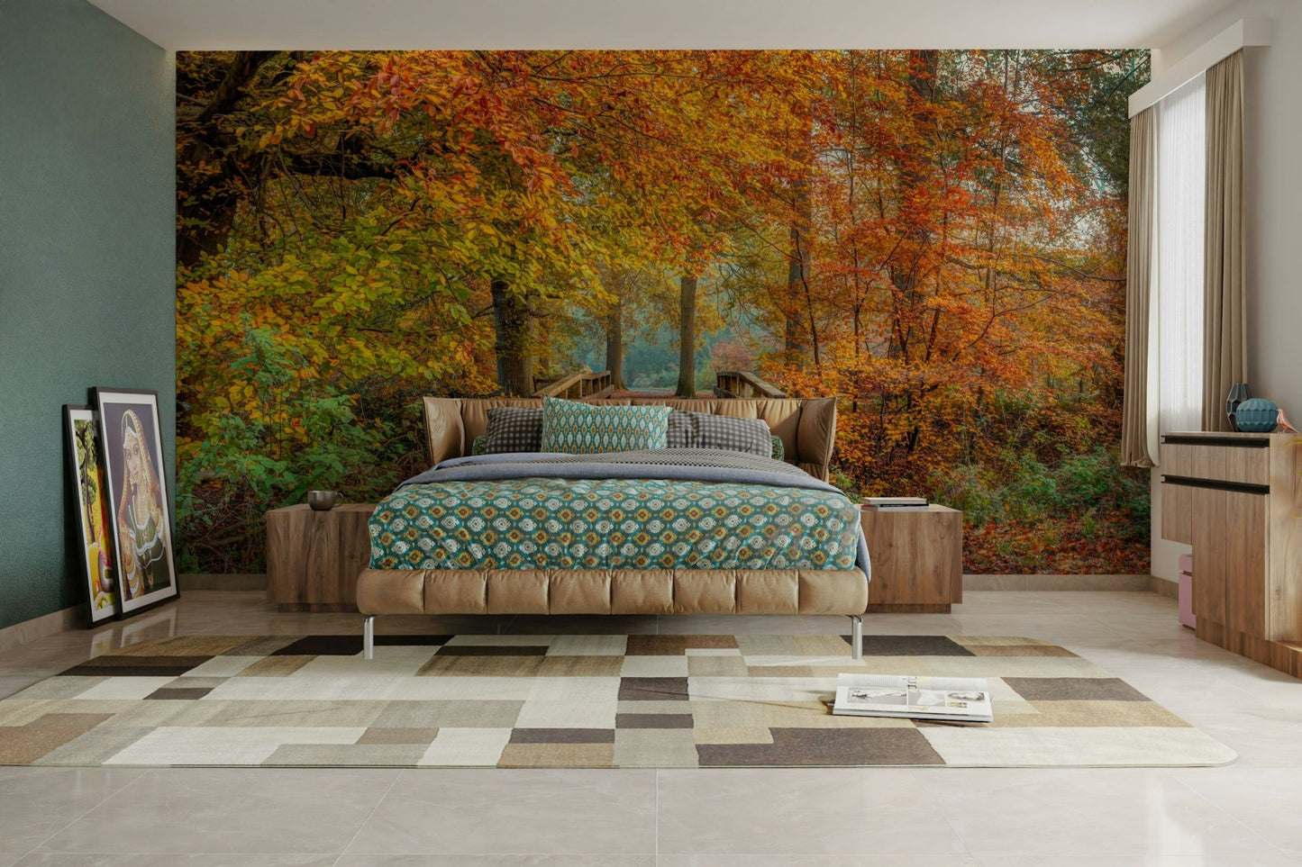 Bridging Seasons Wall Mural