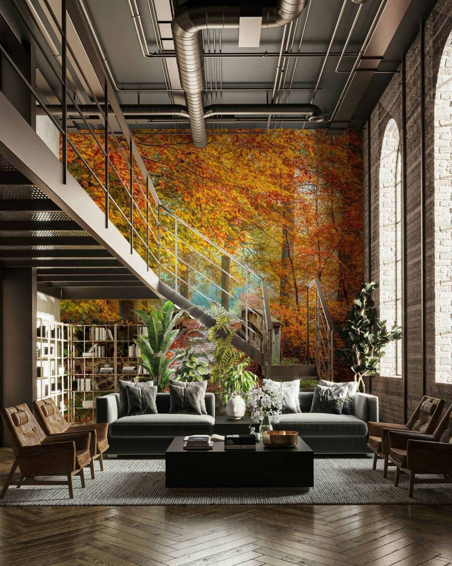 Bridging Seasons Wall Mural