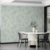 A creative studio with a unique and lively floral design

