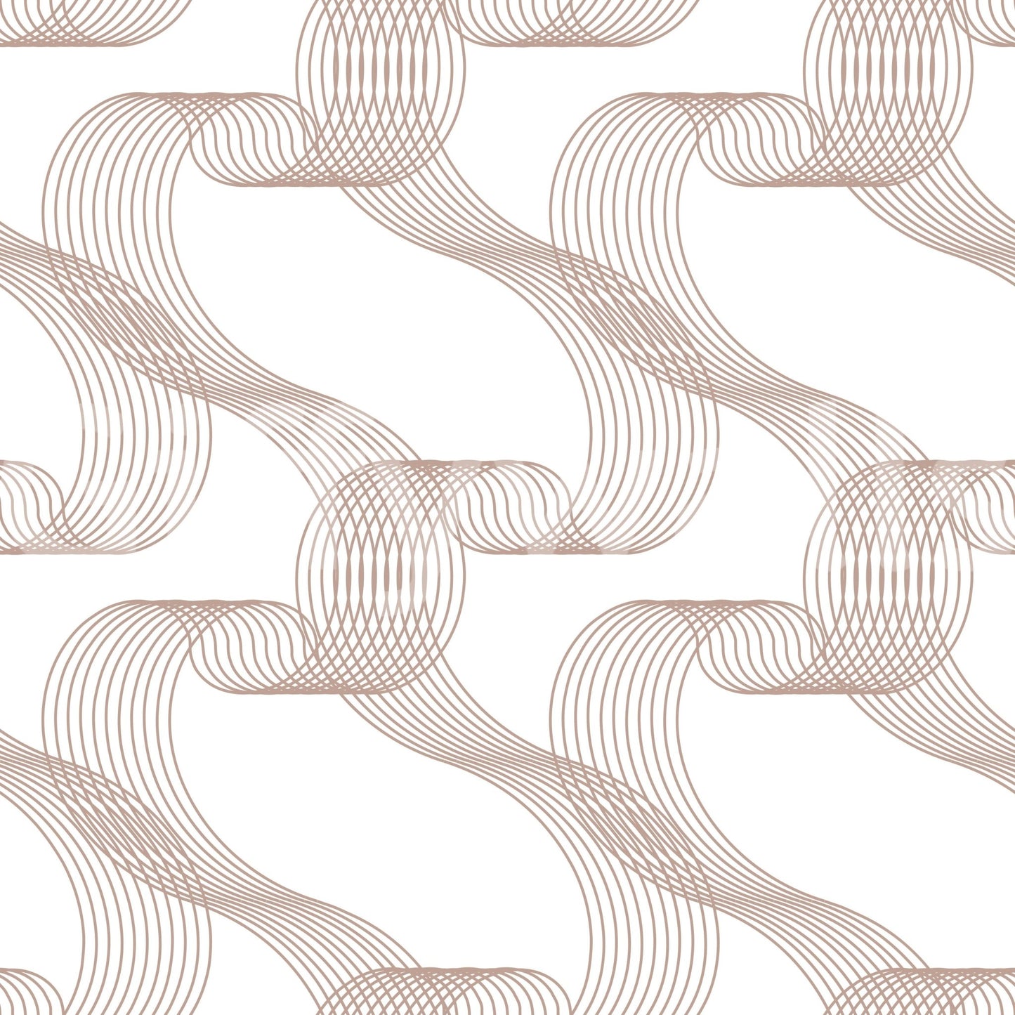 Modern waves design wall mural.
