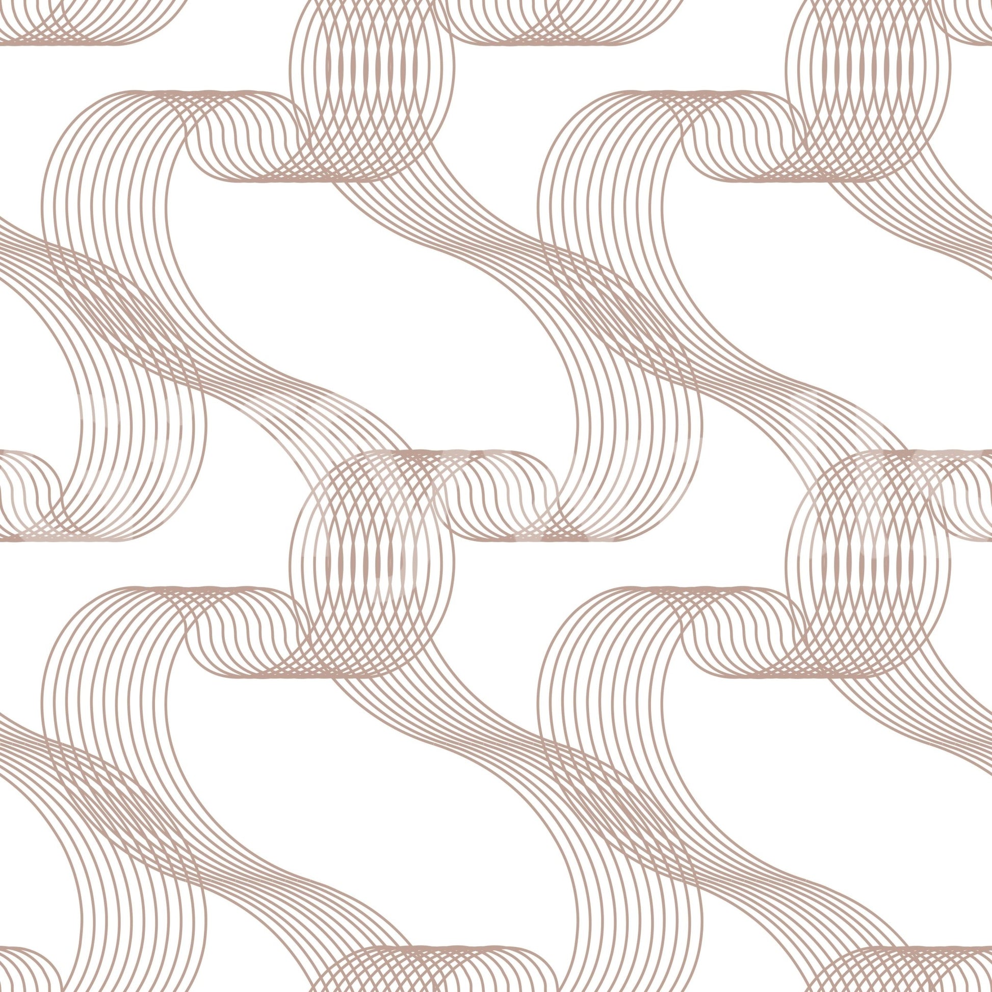 Modern waves design wall mural.
