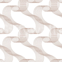 Modern waves design wall mural.
