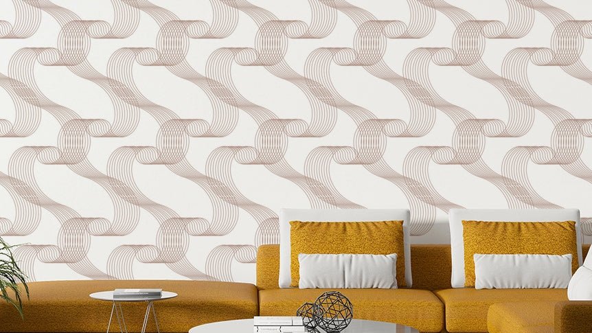 Artistic waves wallpaper.
