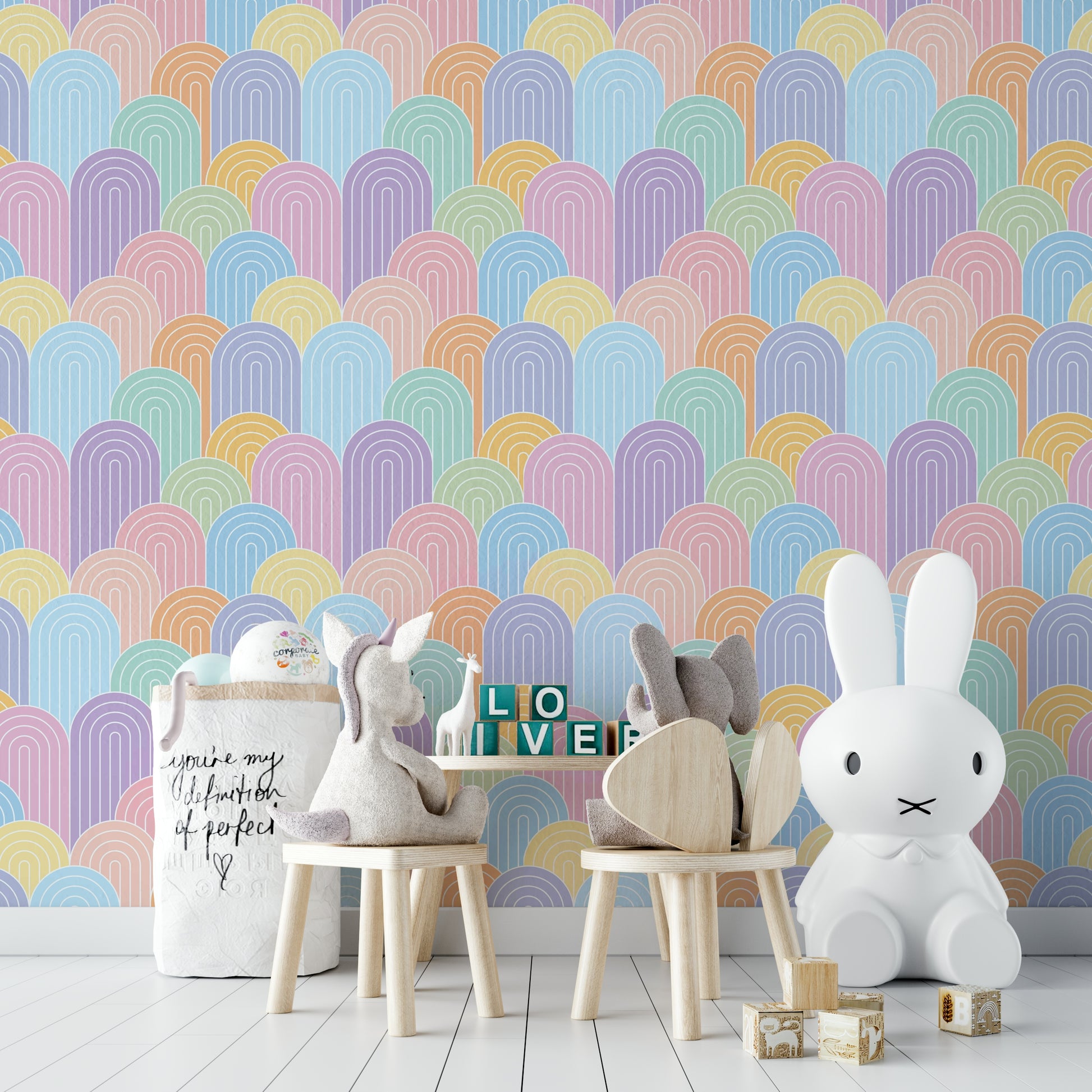 Soft pastel tones wallpaper for walls

