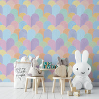 Soft pastel tones wallpaper for walls

