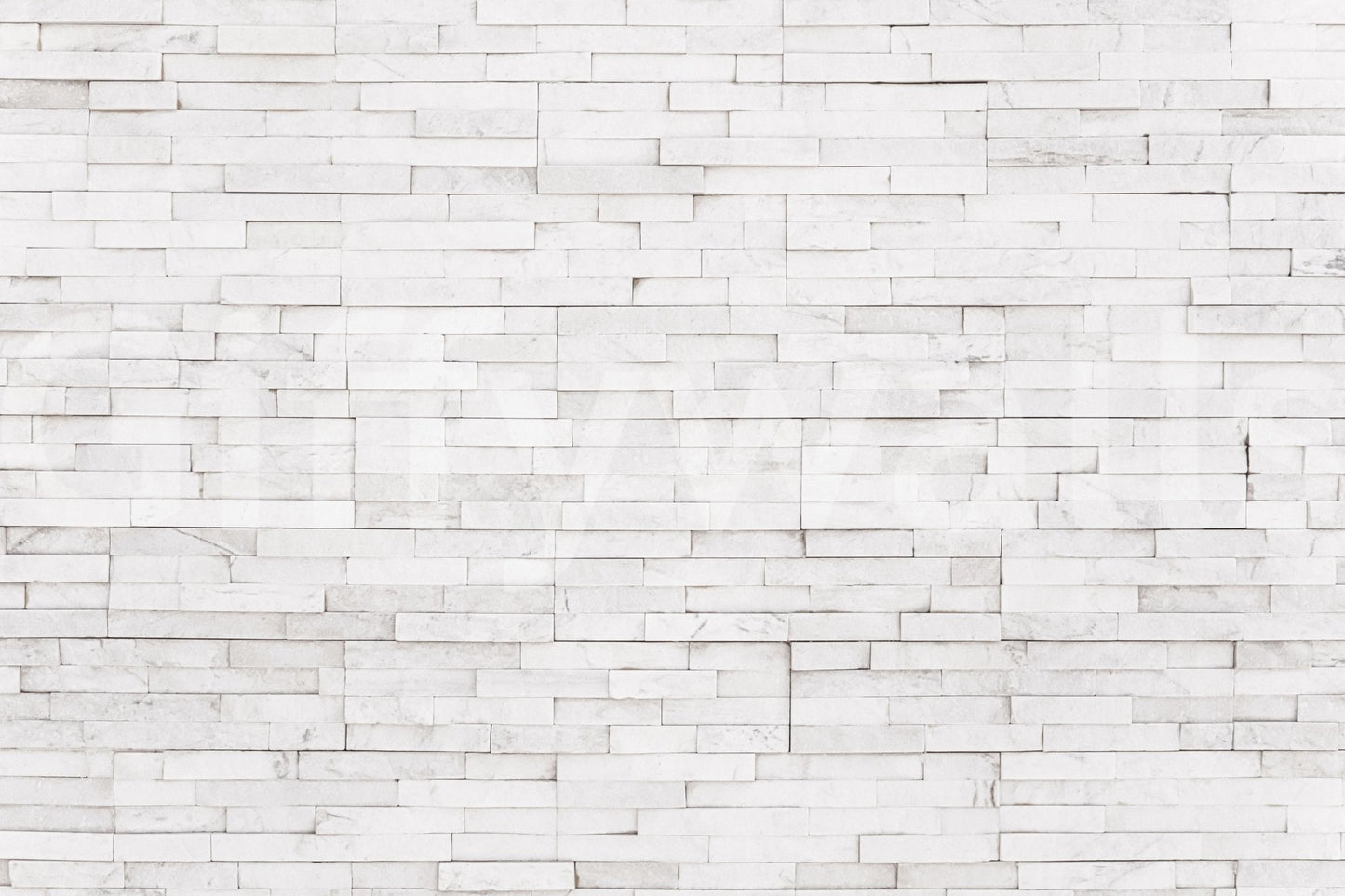 Bright Stacked Stone wallpaper in a contemporary bathroom.