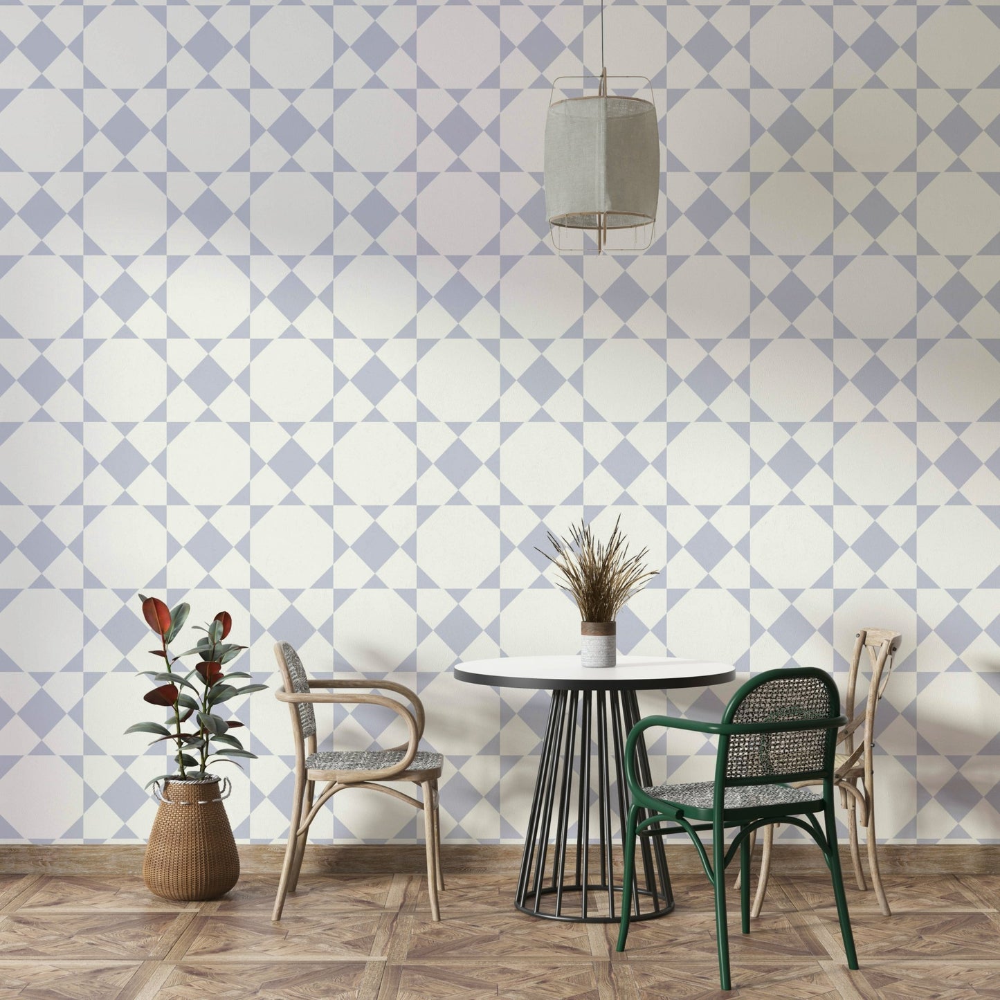 Wallpaper with a modern, artistic design

