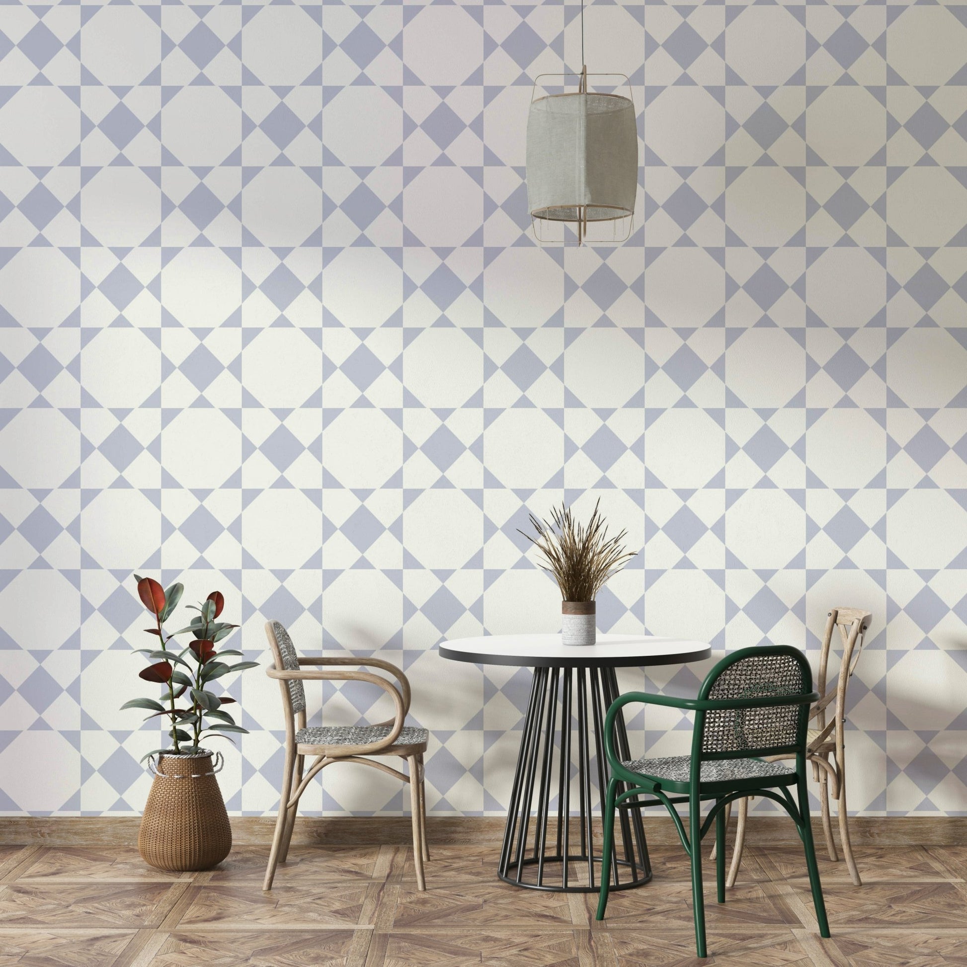 Wallpaper with a modern, artistic design

