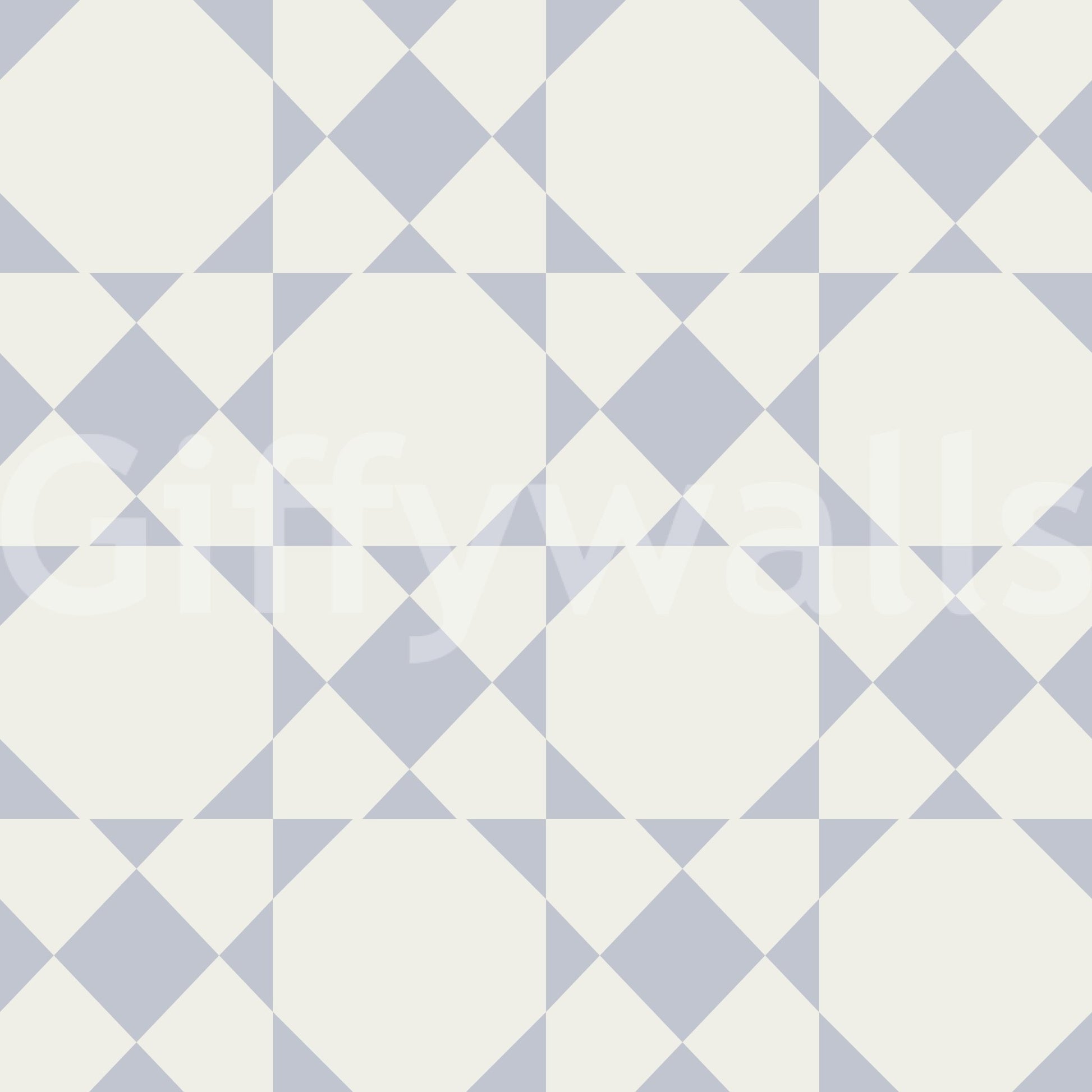 A seamless pattern of colorful tiles on a wall

