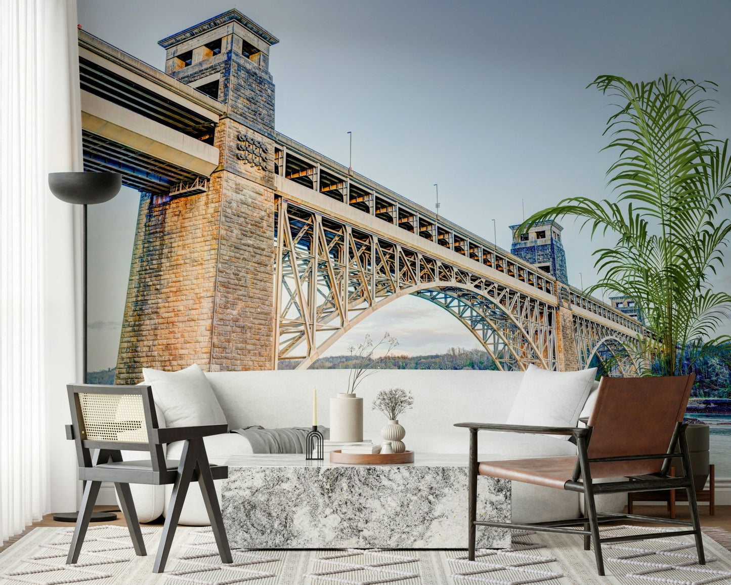 Britannia Bridge View Wall Mural