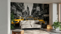 Urban mural wallpaper perfect for city-themed interiors, GD2322