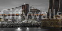 Brooklyn Bridge Nights Wall Mural