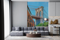 Brooklyn Bridge New York city wall mural