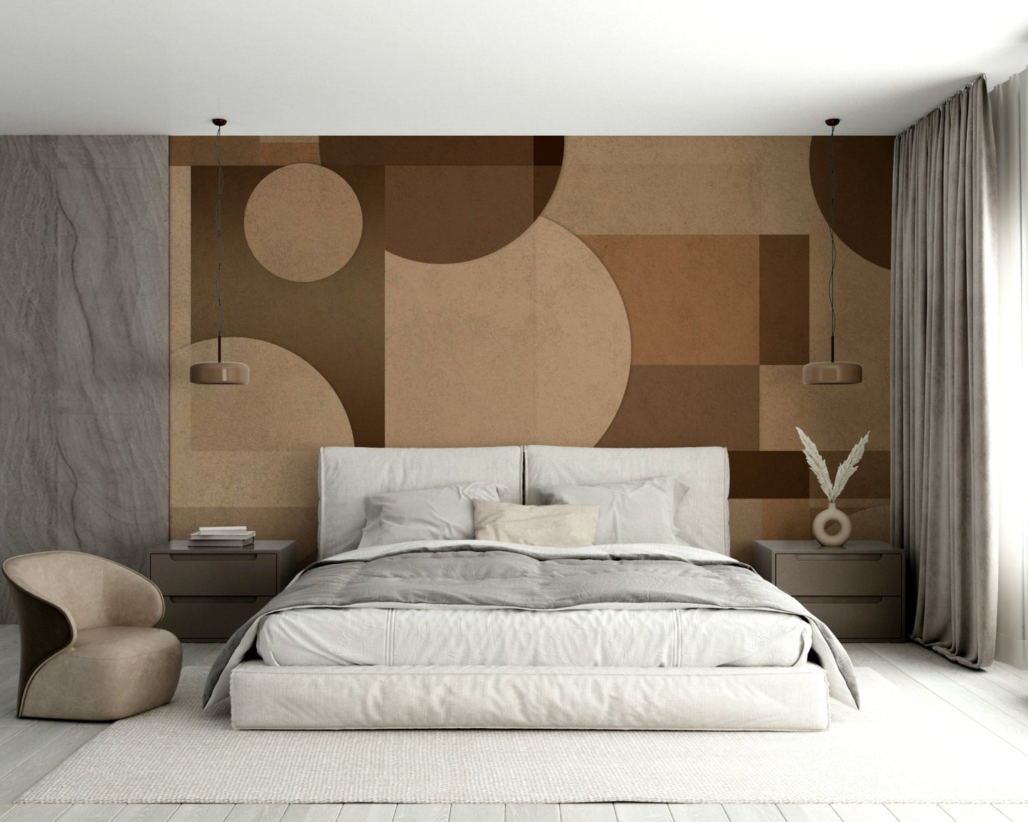 The colors are solid and have no texture.

