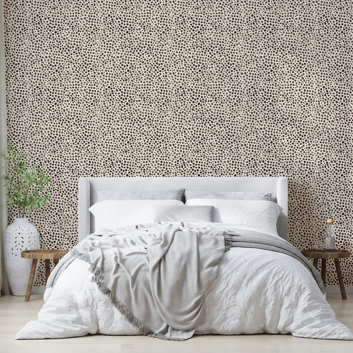 Earthy brown jungle wallpaper for walls

