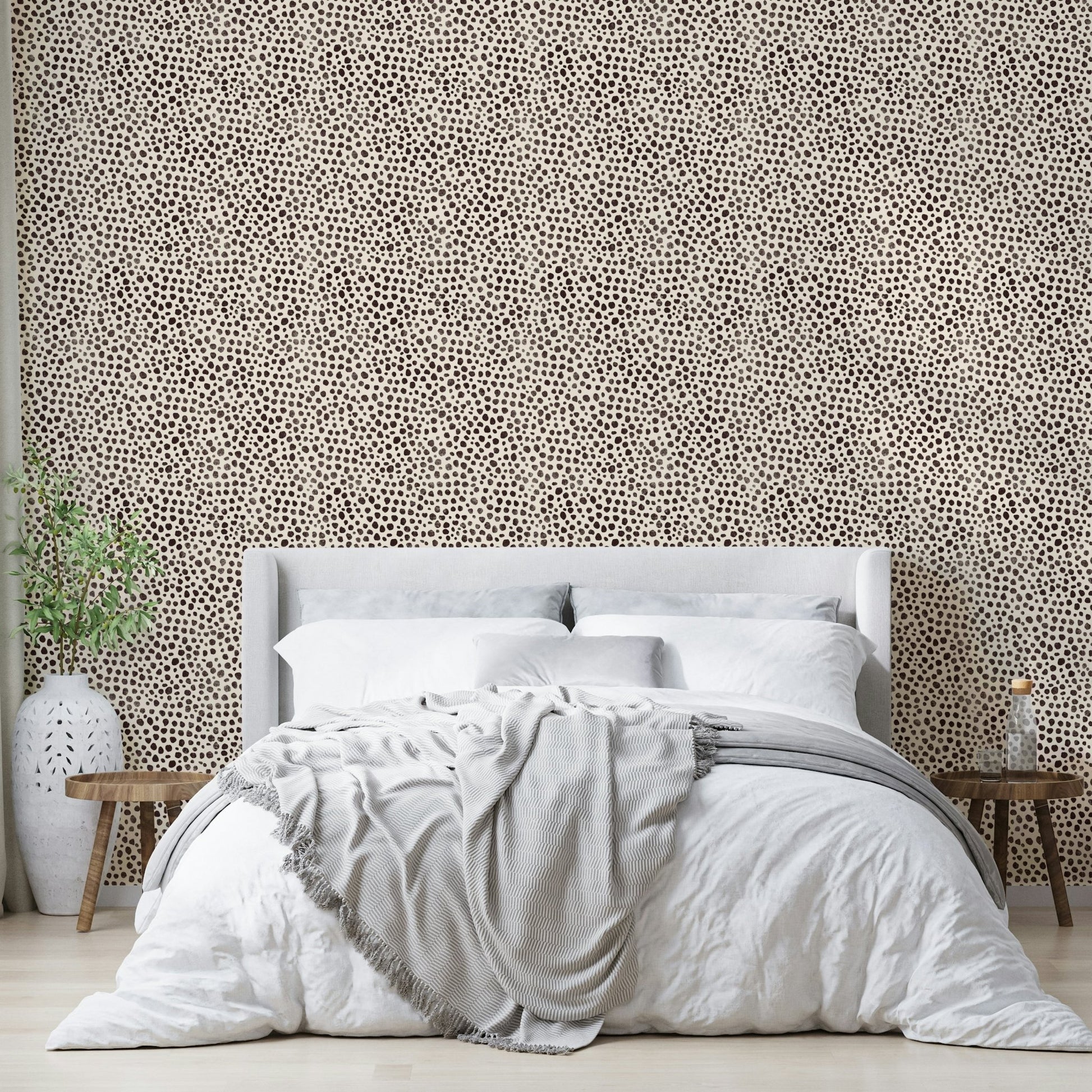 Earthy brown jungle wallpaper for walls

