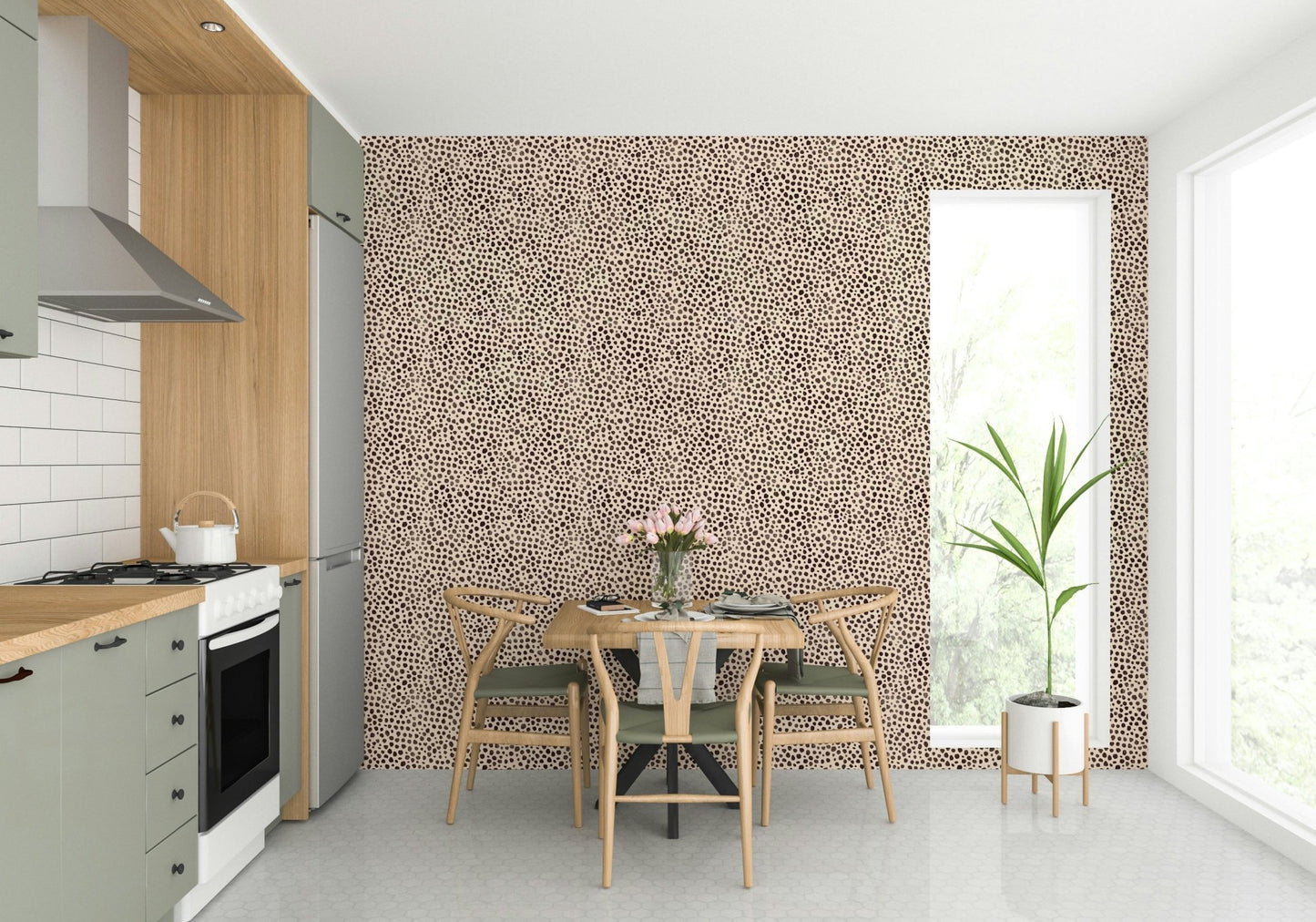Durable and easy to install jungle wallpaper

