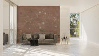 Intricate brown chinoiserie wall decor C496