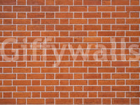 Exposed brick look wall mural design