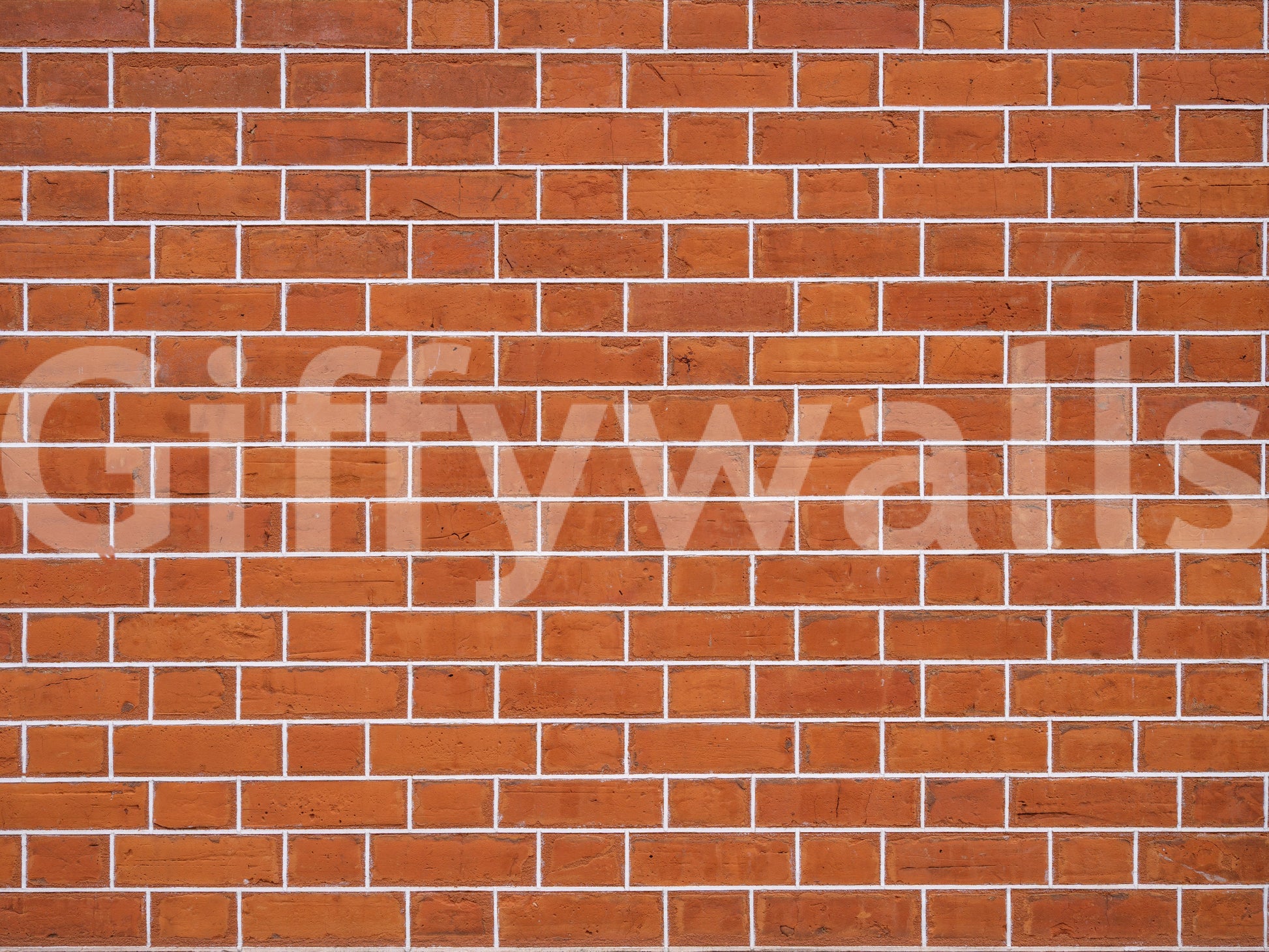 Exposed brick look wall mural design