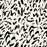 Artistic scribble wall decor.
