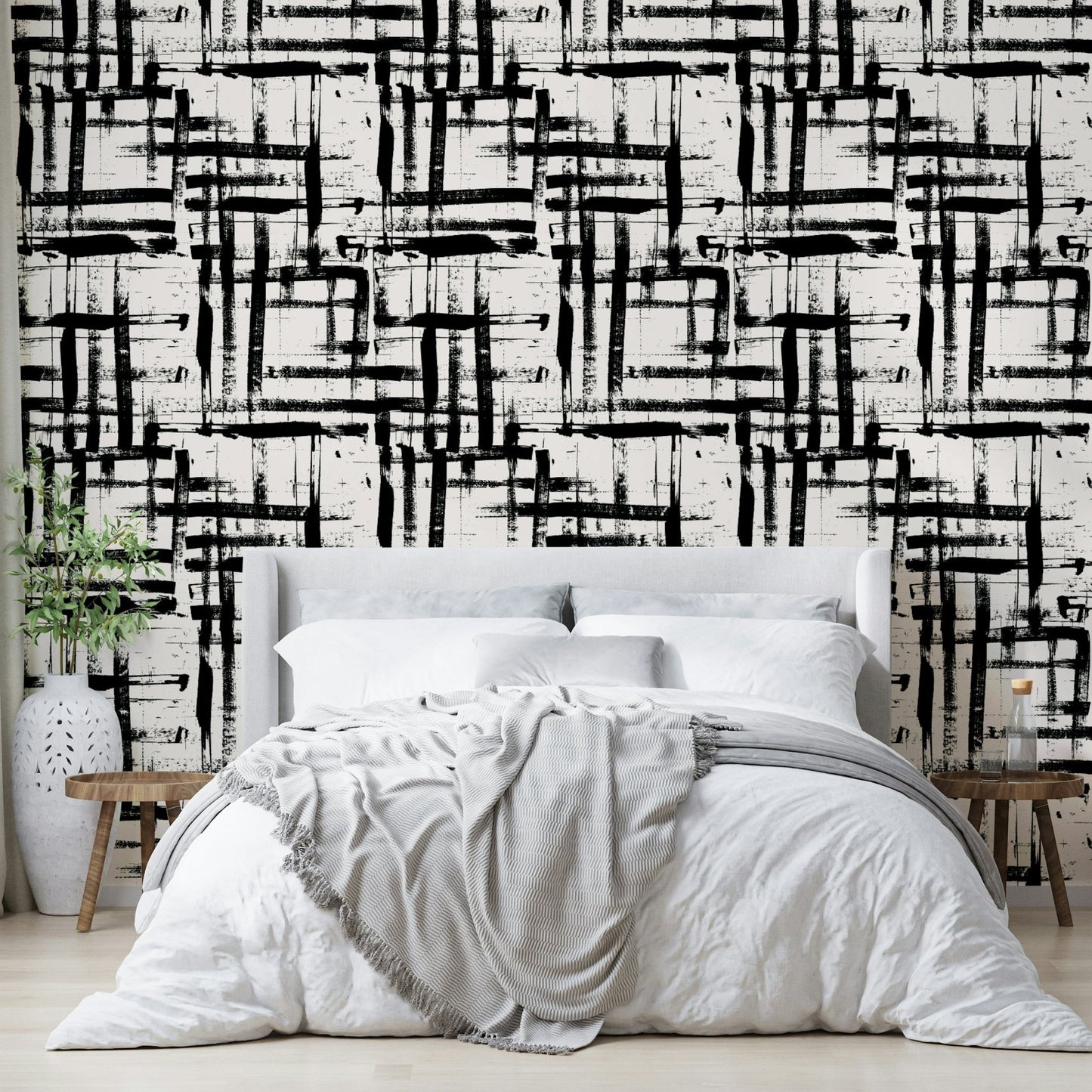 Painted brush strokes wall decor., GD4510