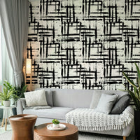 Creative brush strokes wall mural., GD4510