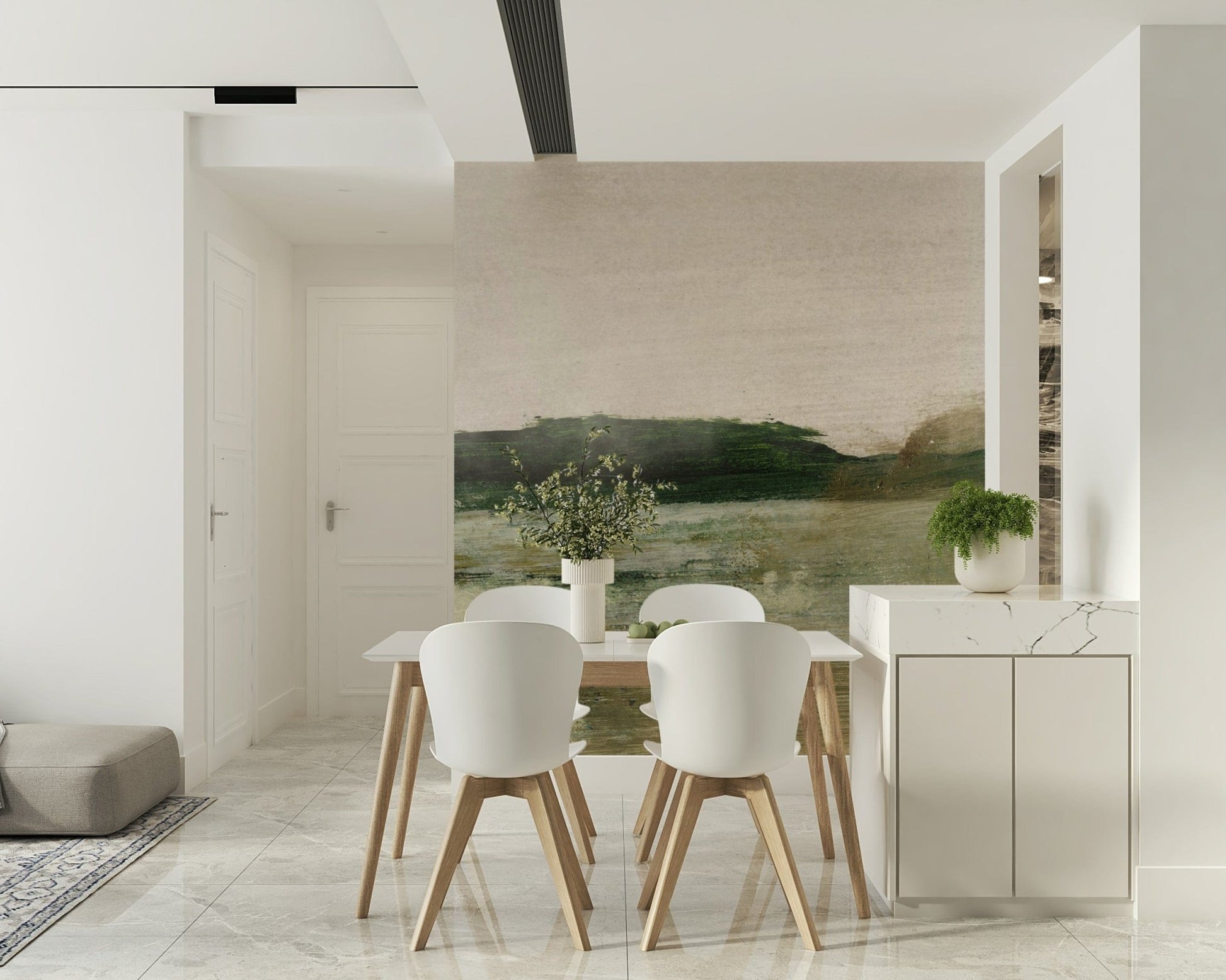 An artistic nature seascape mural for home decor., GD5576