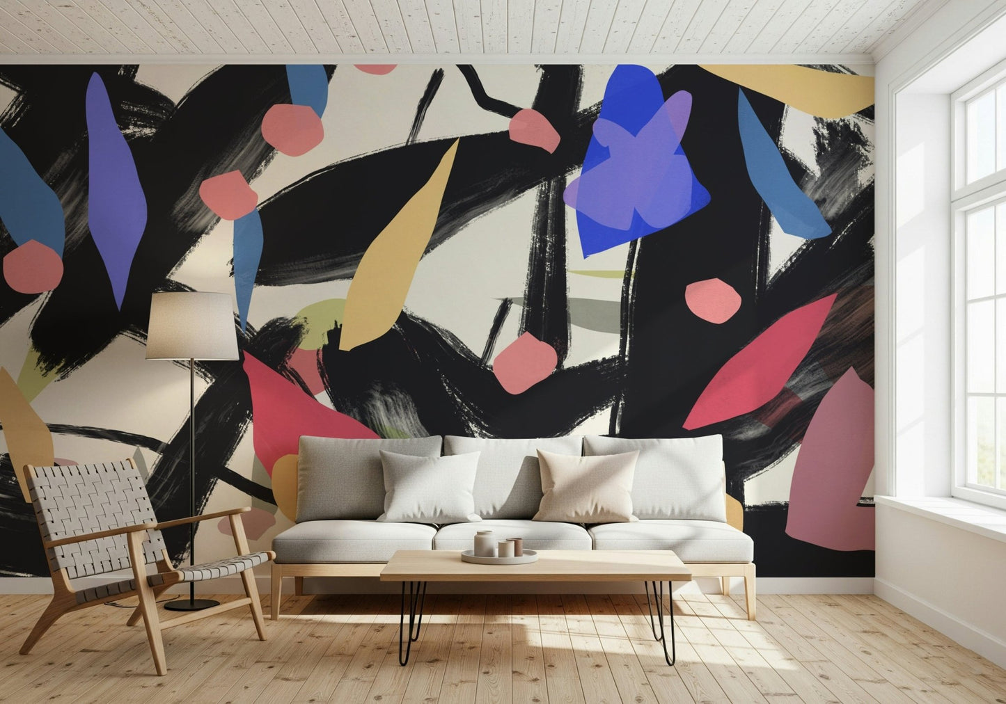 Brushstroke Symphony Wall Mural -2632272