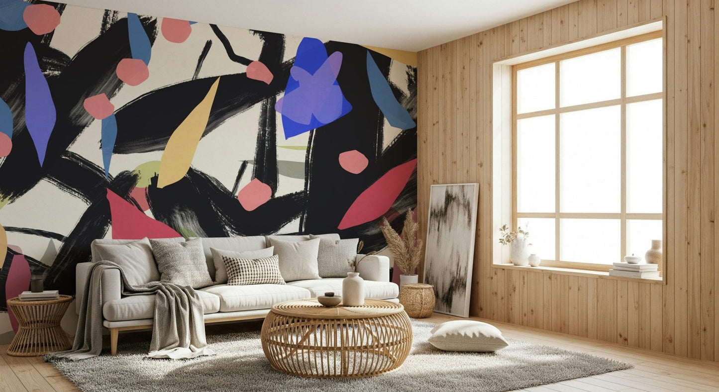 Brushstroke Symphony Wall Mural -2632272