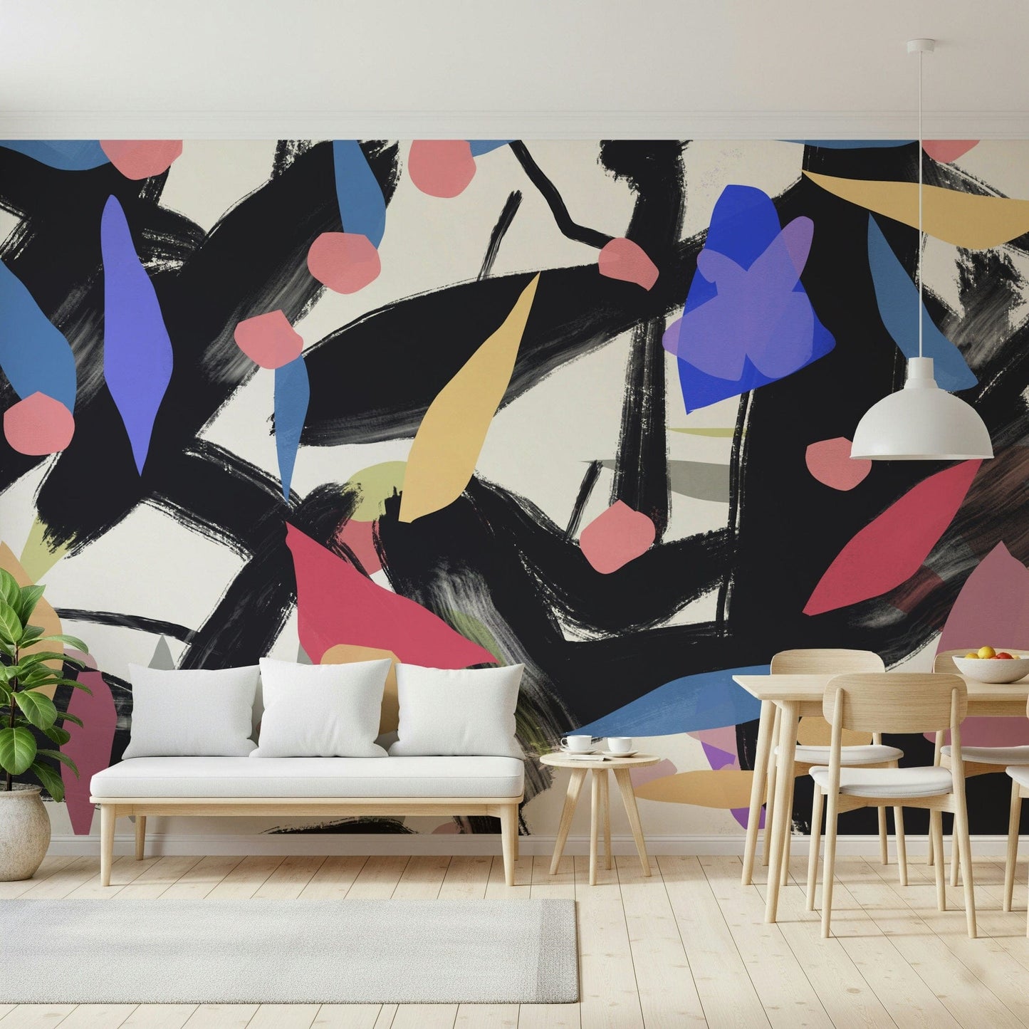 Brushstroke Symphony Wall Mural -2632272
