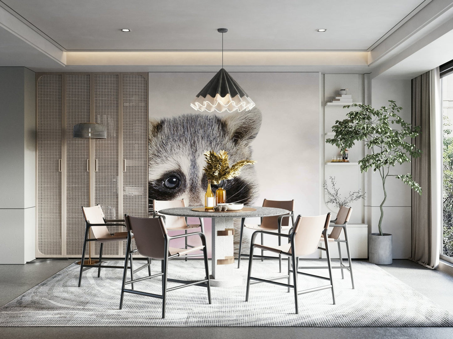Wildlife humor raccoon bubblegum

