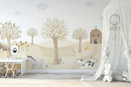 Bucolic Bliss Wallpaper Mural, C272