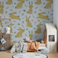 Bunnies and Rabbits wallpaper detail

